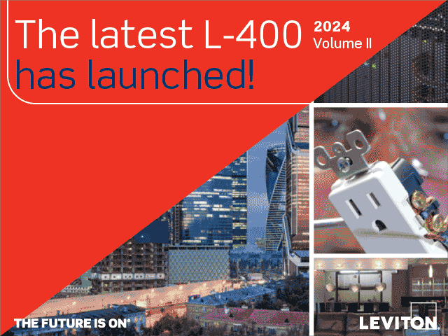 Leviton Manufacturing L-400 Digital Full Line Catalog Web Ad
