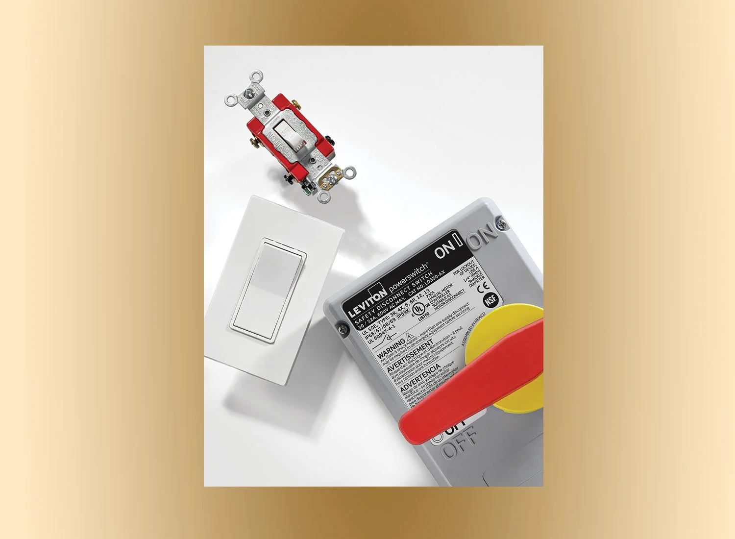 Leviton Manufacturing L-400 Catalog Section Opener - Switches & Motor Controls