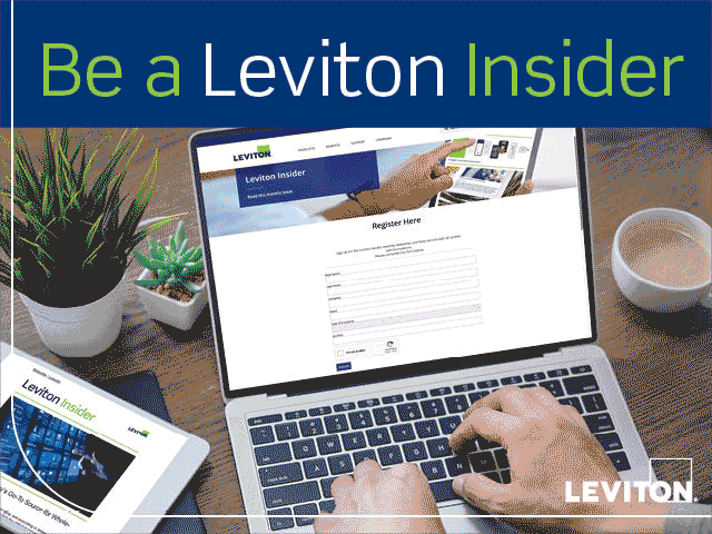 Leviton Manufacturing Leviton Insider Web Ad