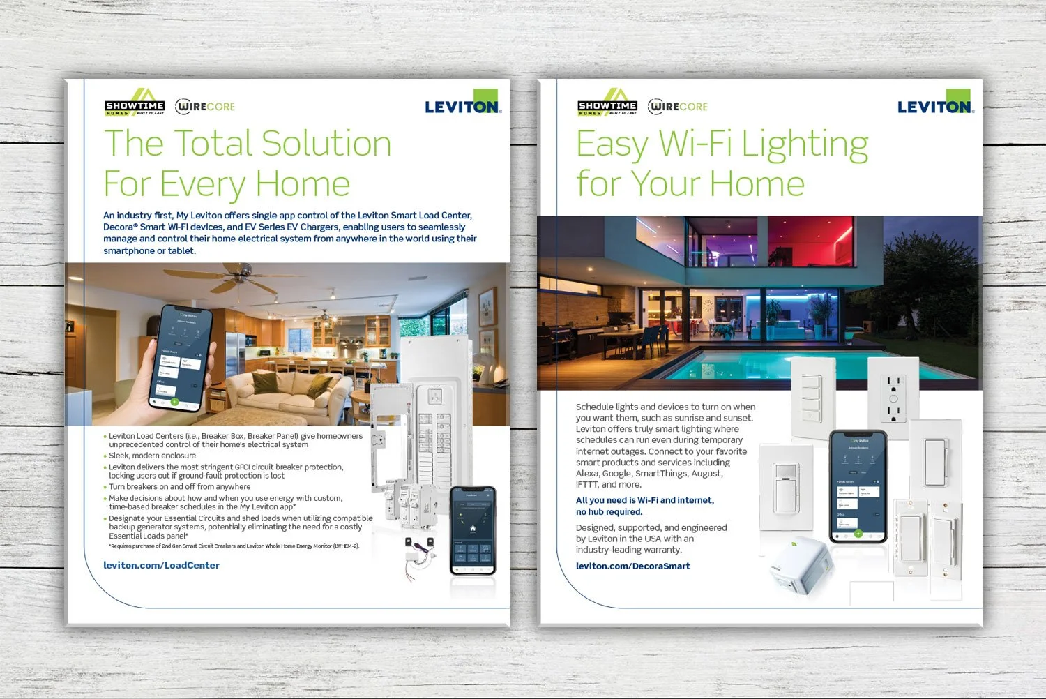 Leviton Manufacturing 2-Page Flyer