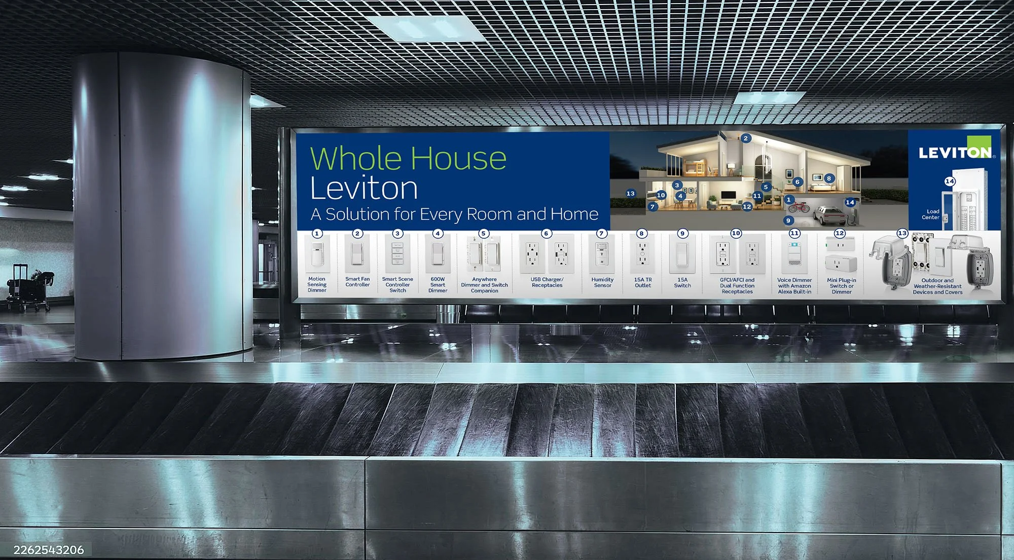 Leviton Manufacturing Airport Terminal Banner