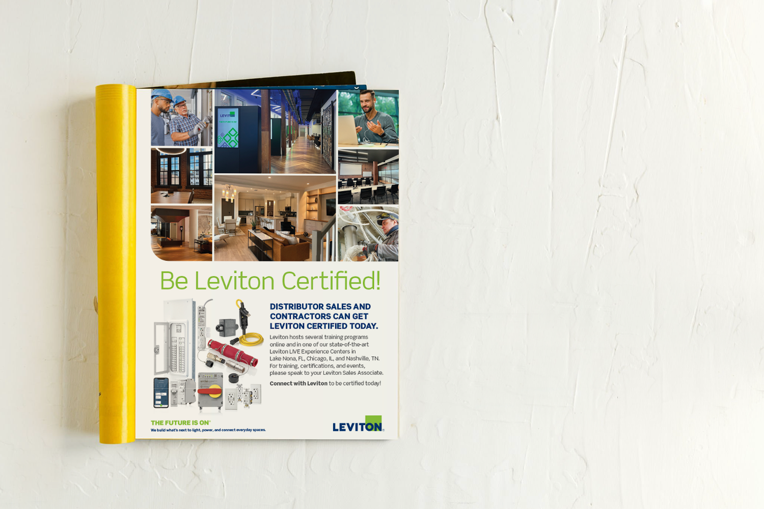 As Seen In tED Magazine, October 2025 — Leviton Manufacturing — Full Page Ad