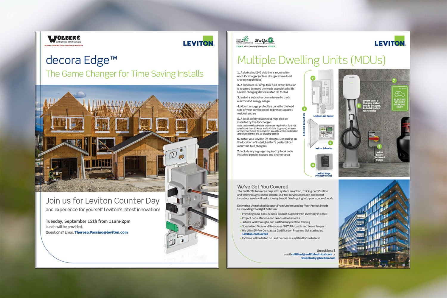 Leviton Manufacturing 2-Page Flyer