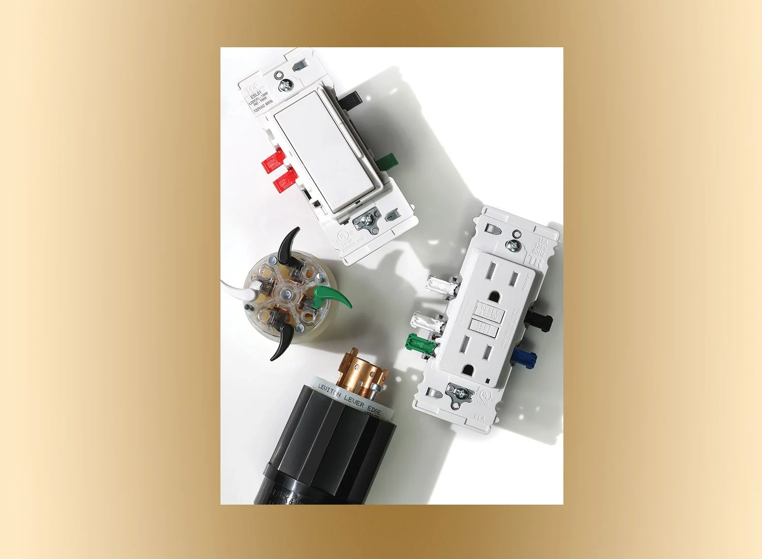 Leviton Manufacturing L-400 Catalog Section Opener - Lever Edge
