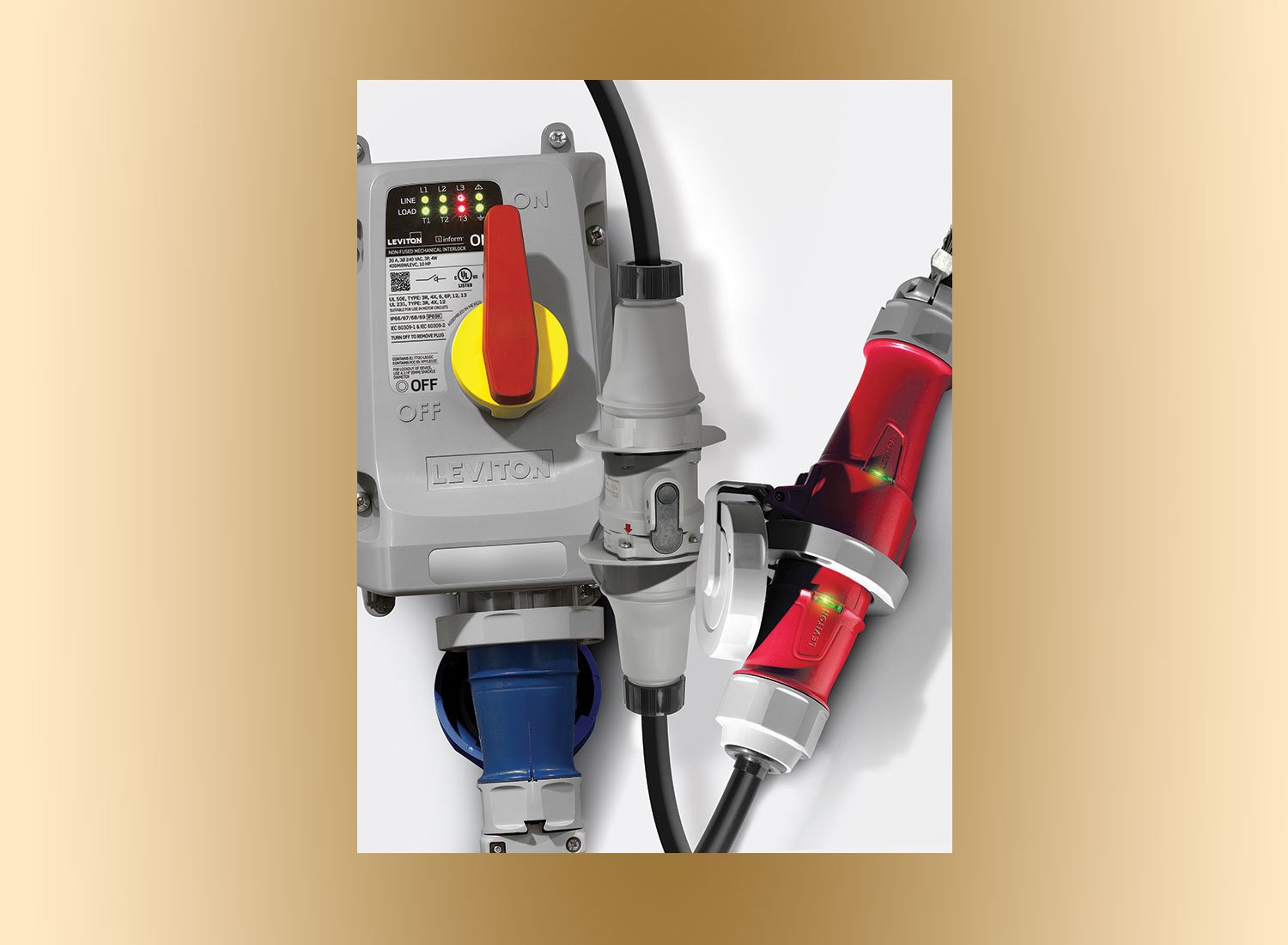 Leviton Manufacturing L-400 Catalog Section Opener - Pin & Sleeve Devices