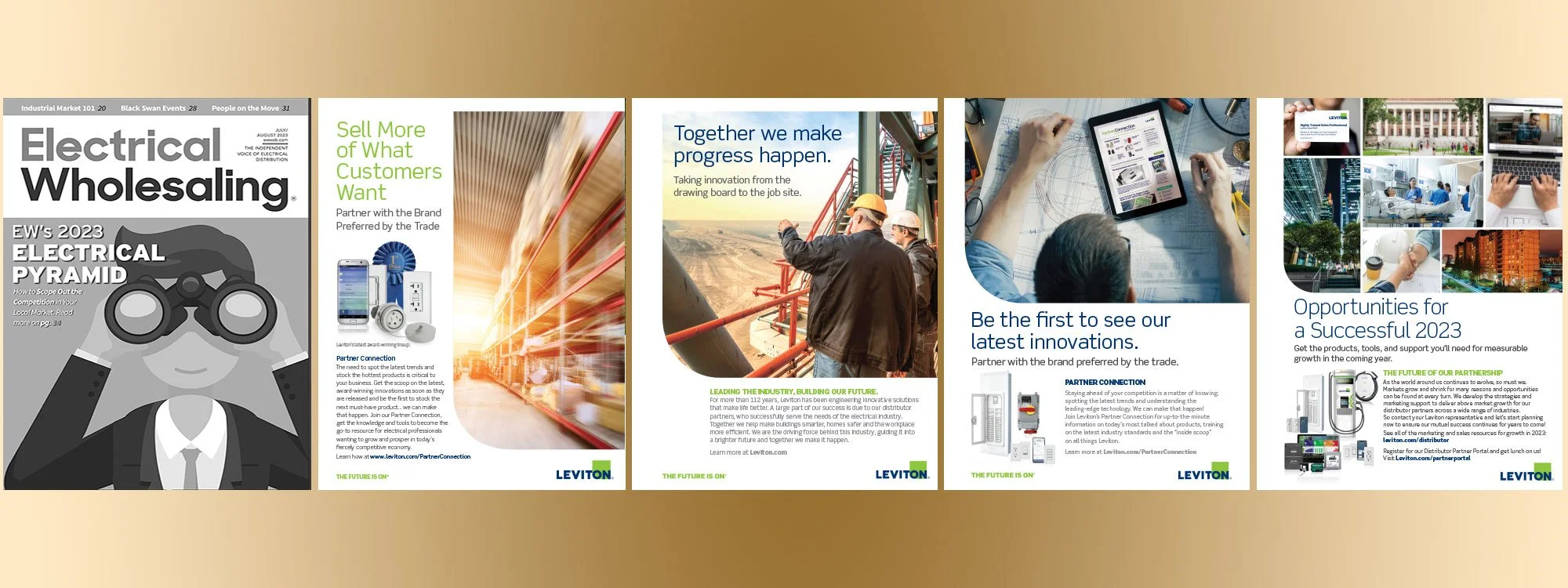 Leviton Manufacturing — Electrical Wholesaling Magazine Full Page Ads