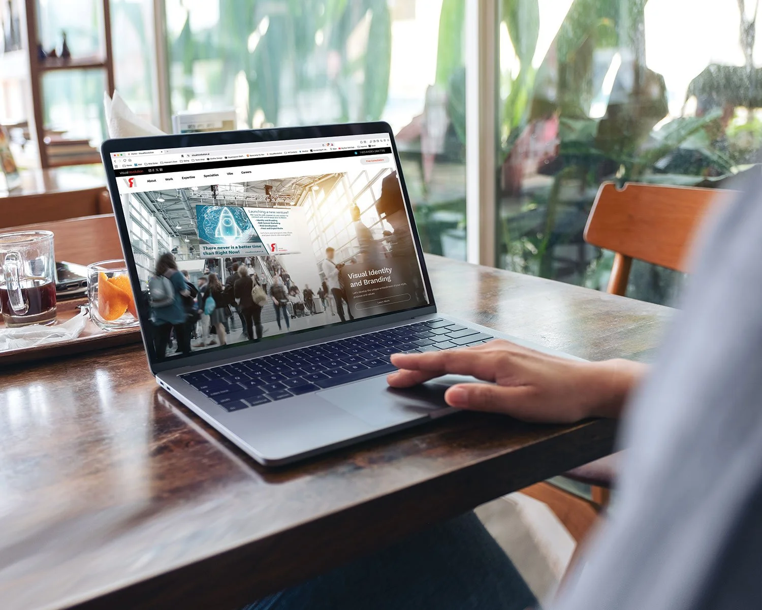 Website Design for Visual Revolution Marketing/Design Agency