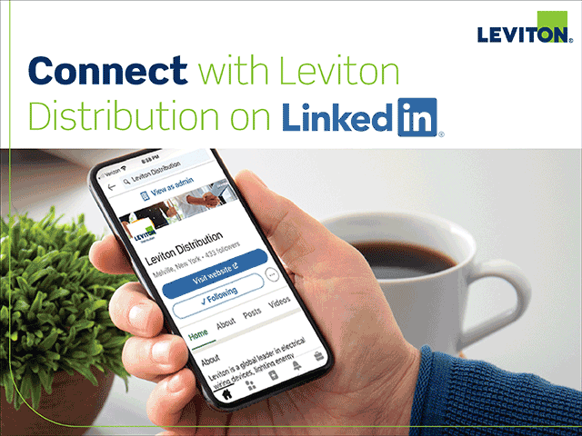 Leviton Manufacturing LinkedIn Web Ad