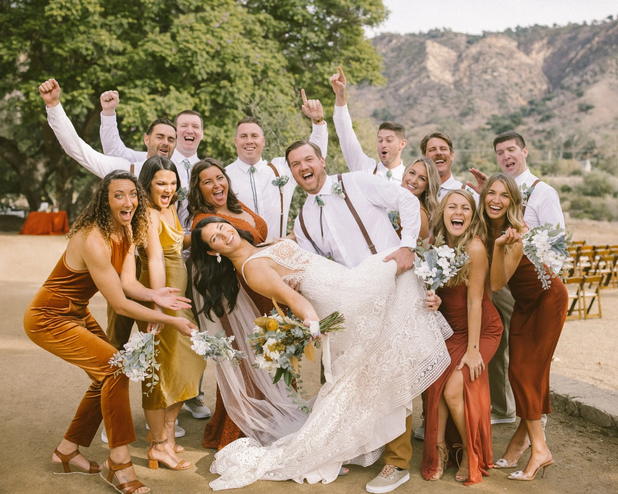 The Forsman's and their Bridal party! 