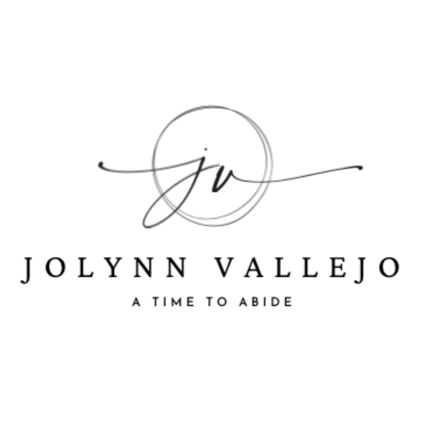 A black background with a neon style signature in light gray and white, encircled by a thin line forming a partial circle.