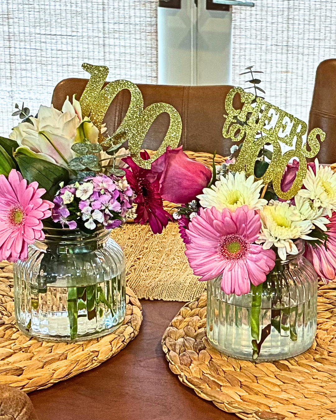 100th Birthday Party Florals