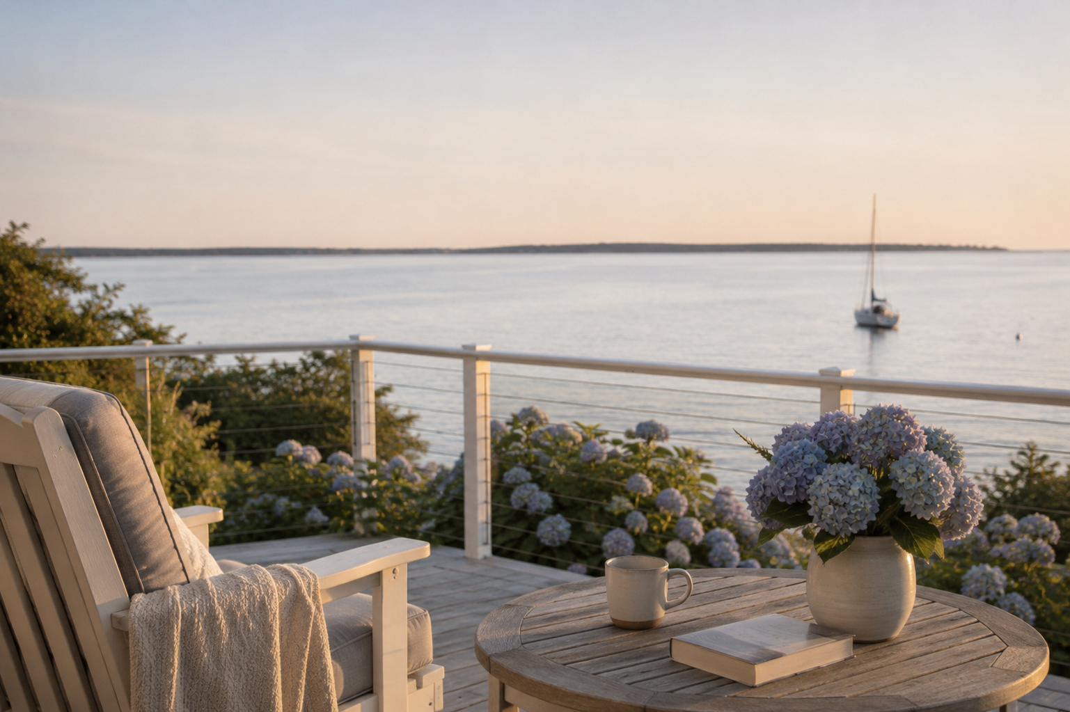 Peaceful coastal South Shore home representing personalized home care, skilled nursing, companionship, and recovery support.