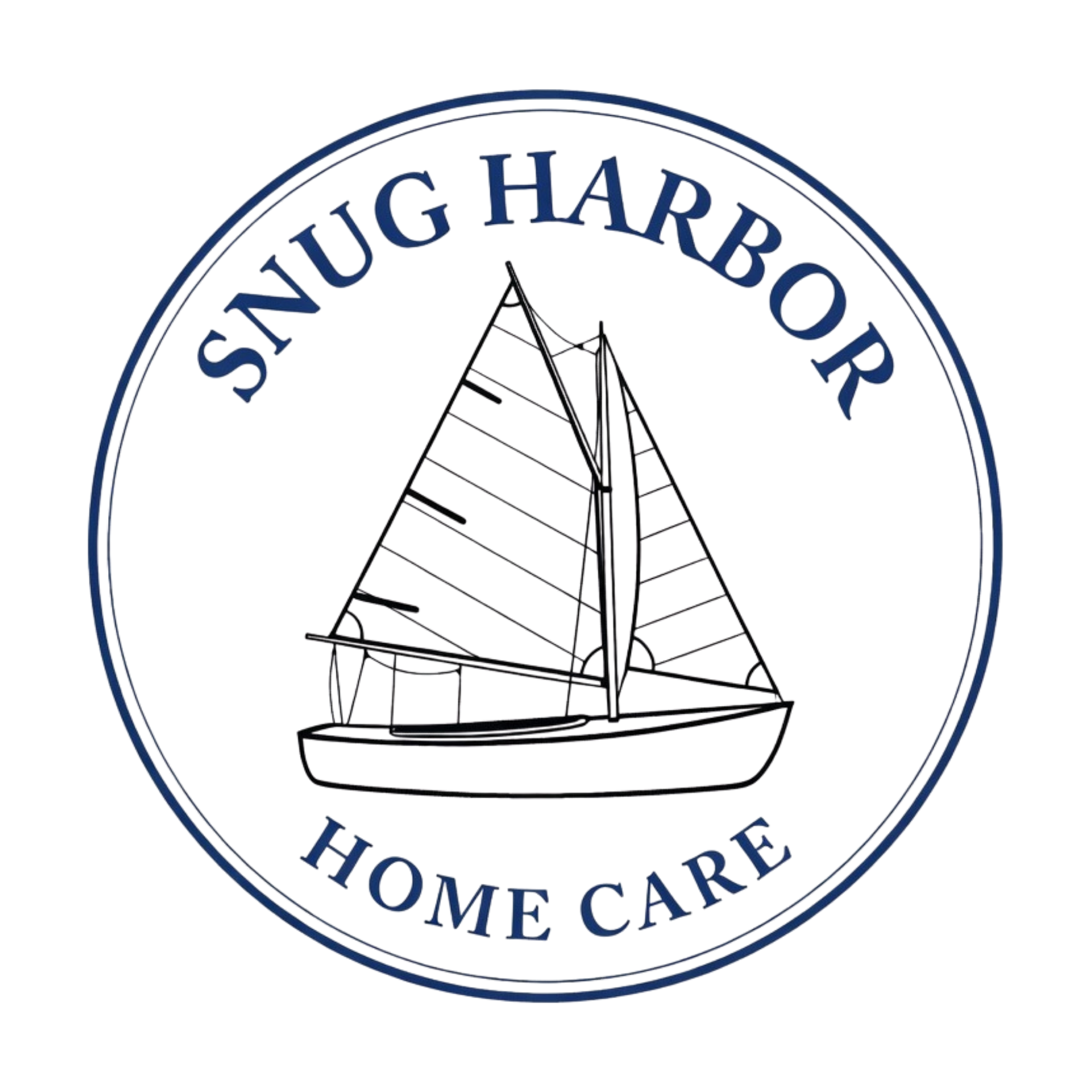 Snug Harbor Home Care logo, personalized home care and skilled nursing services on the South Shore of Massachusetts