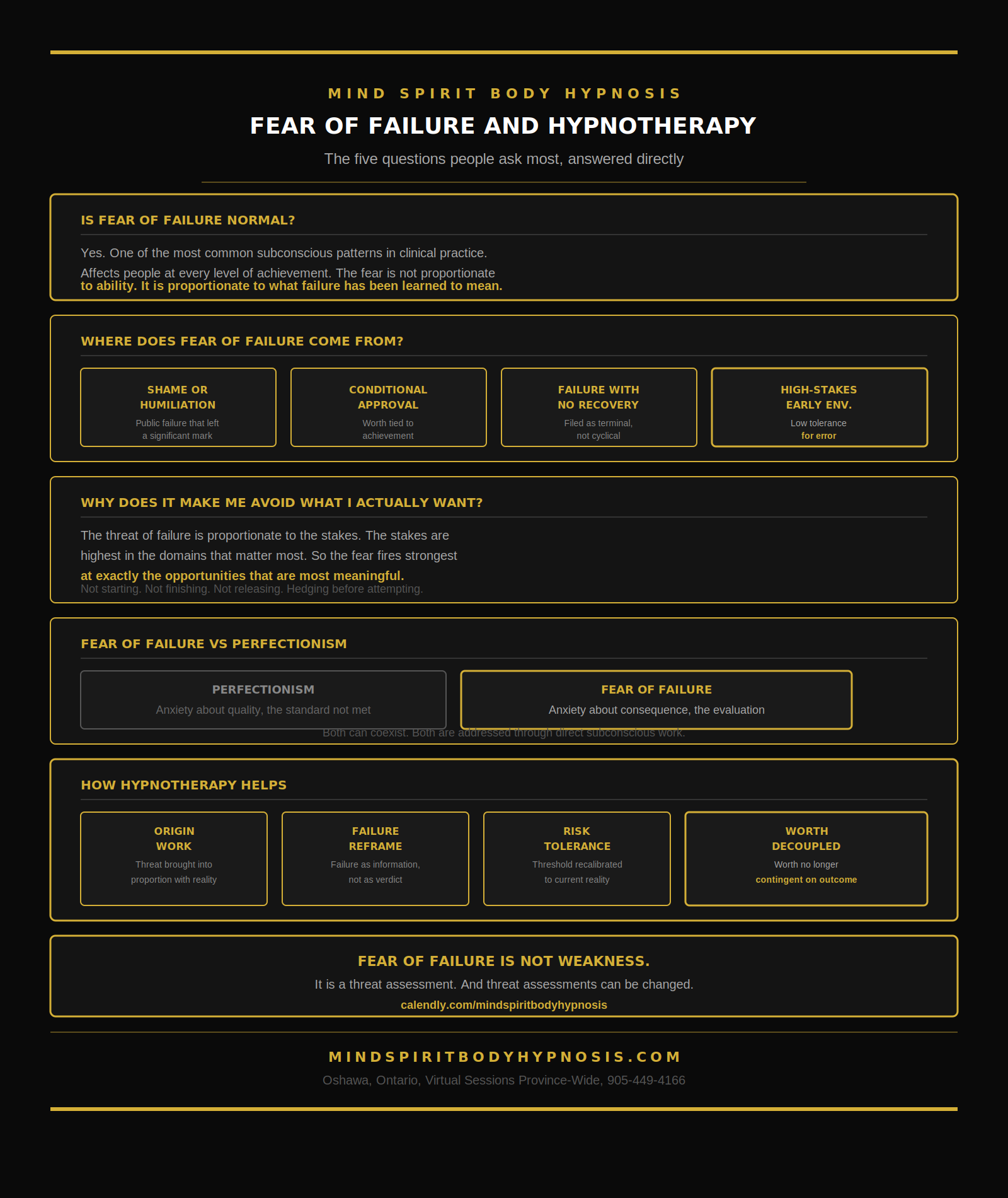 Infographic fear of failure Ontario