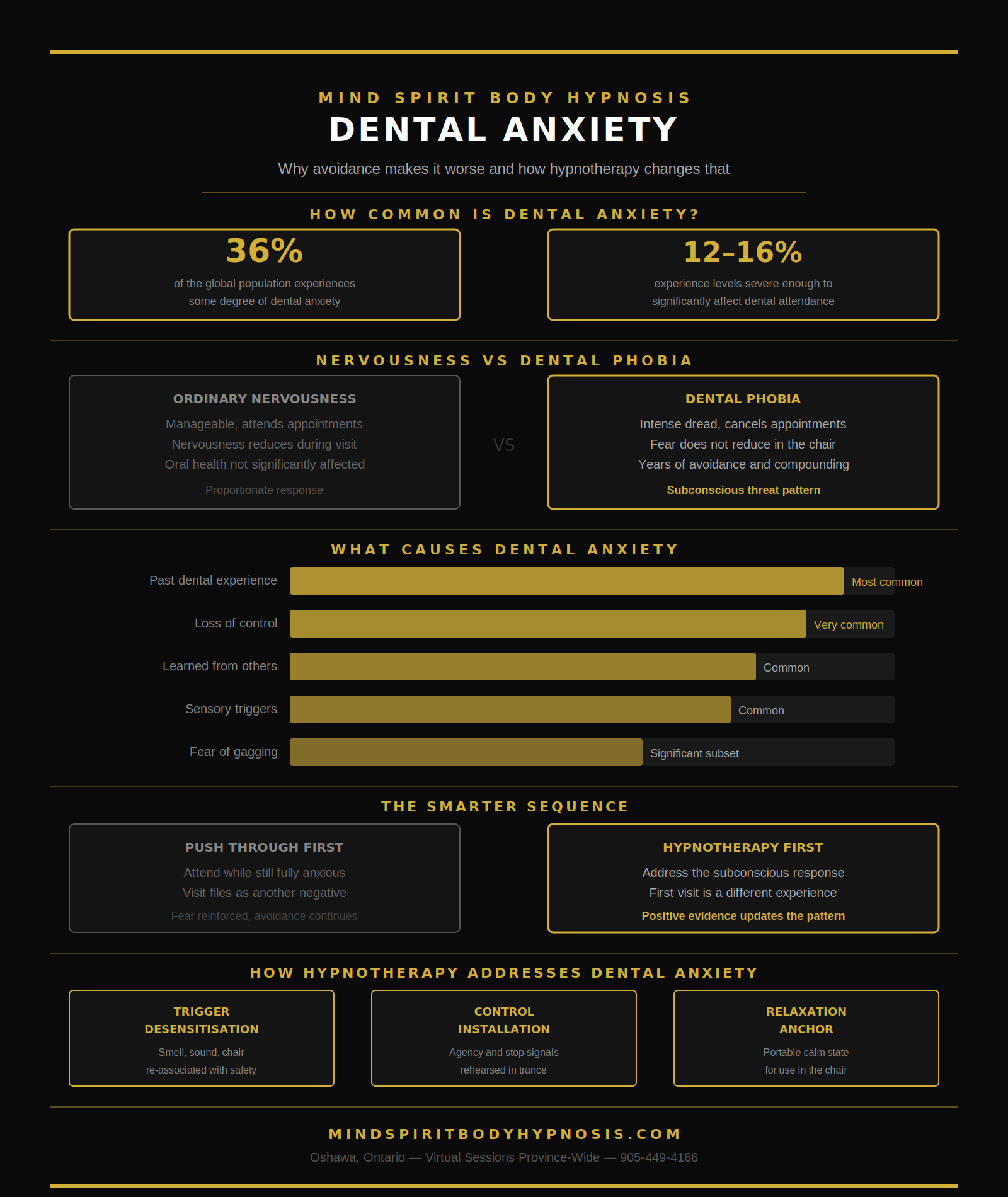 Infographics dental anxiety loop