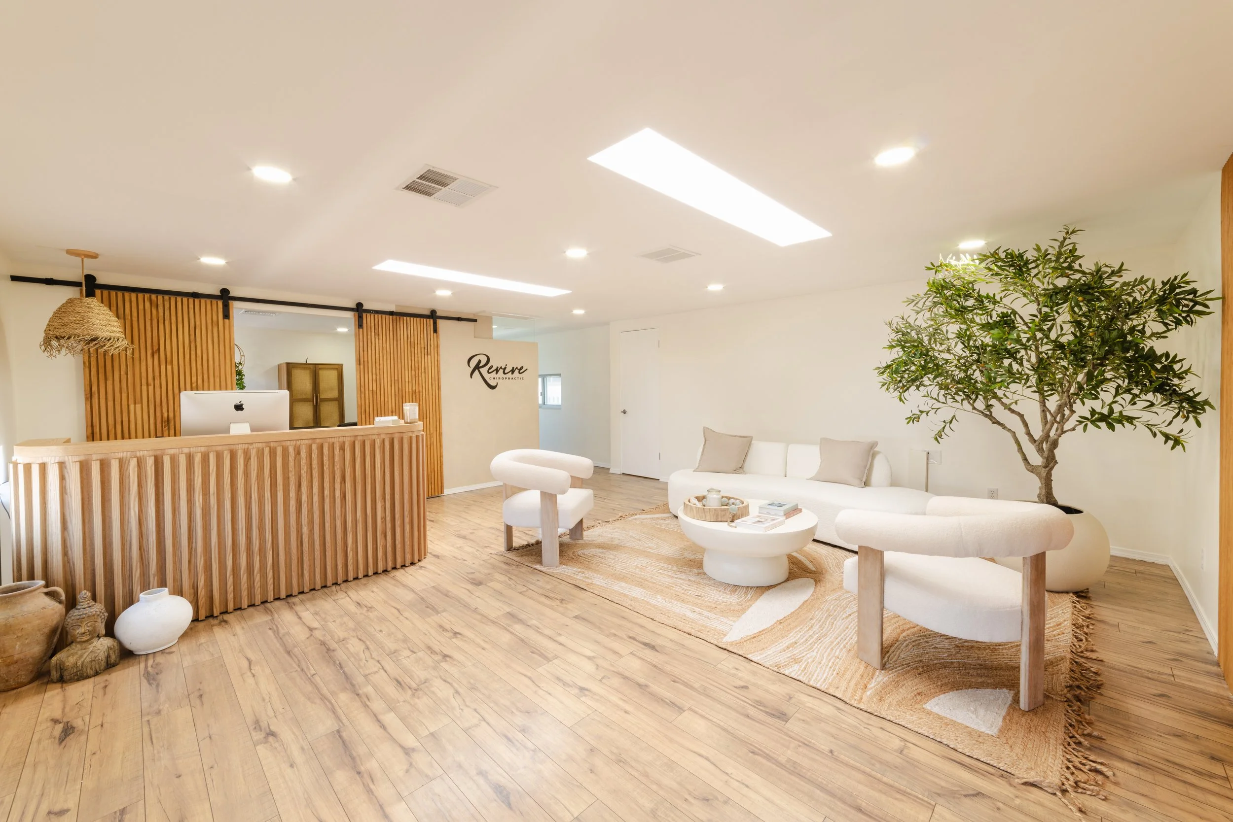 Revive Chiropractic treatment space interior in Point Loma, San Diego