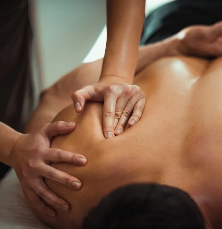 Massage therapy treatment at Revive Chiropractic