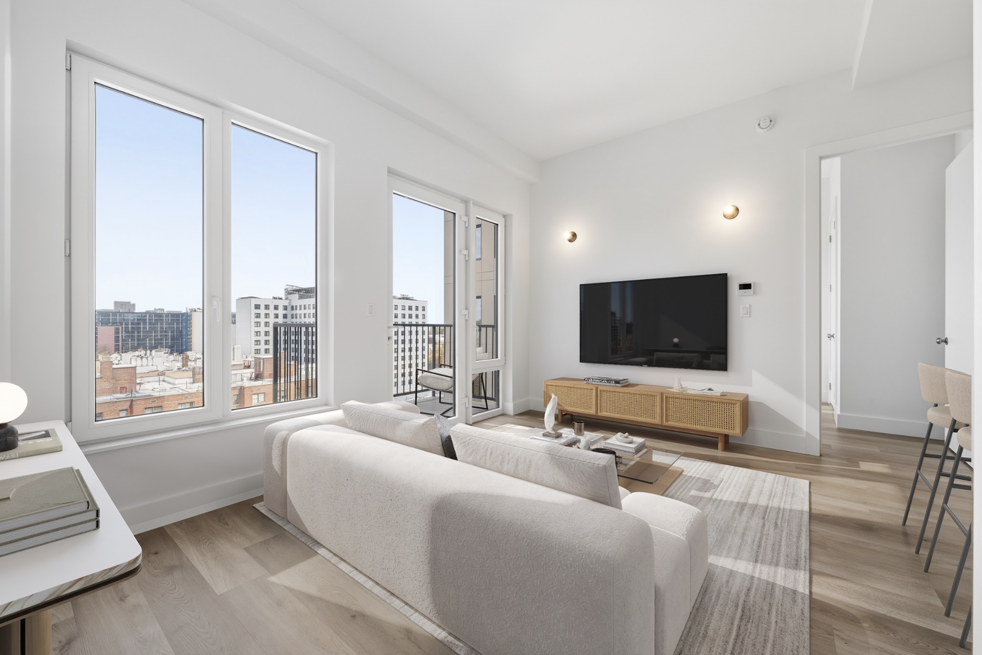 Living Room with views at Jamaica Central