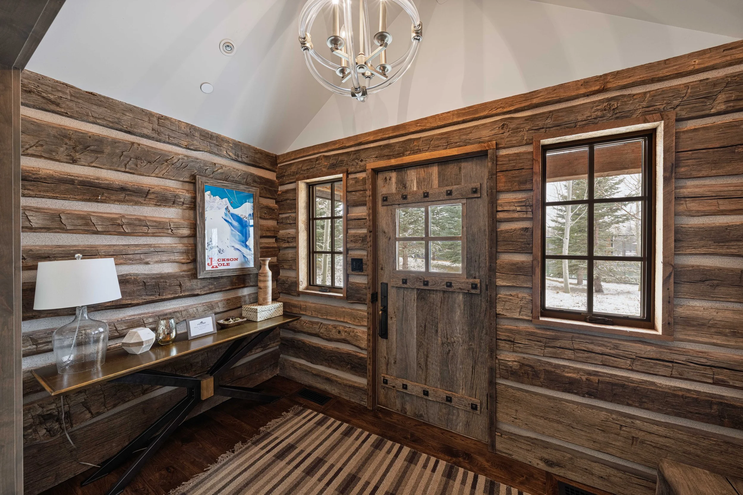 front entry from inside