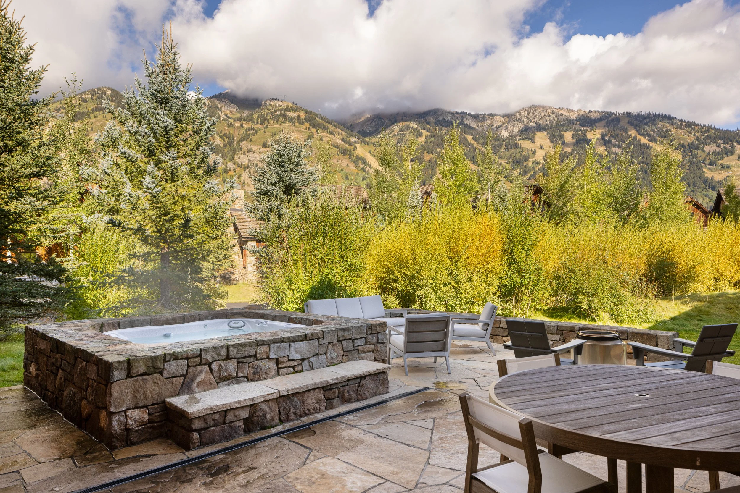 view from patio