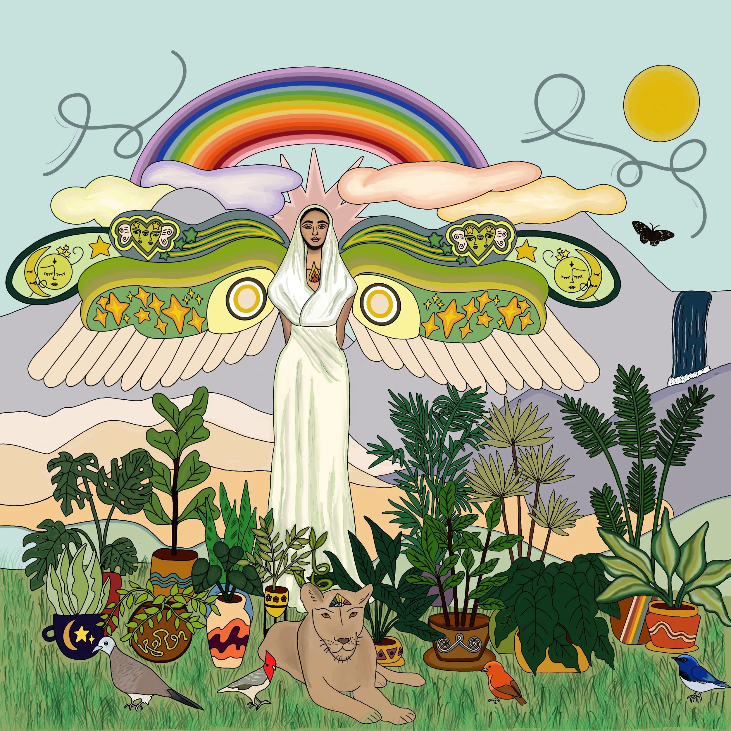 Archangel Ariel Art Print