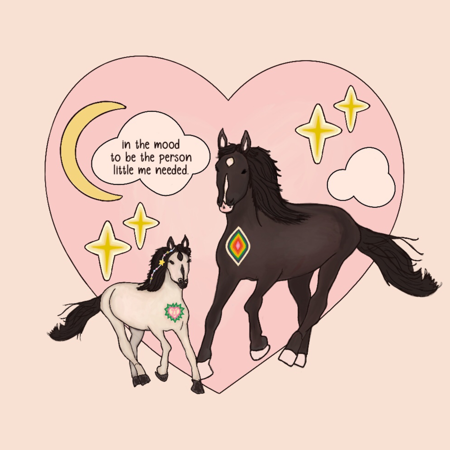 In the Mood to be the Person Little Me Needed Art Print