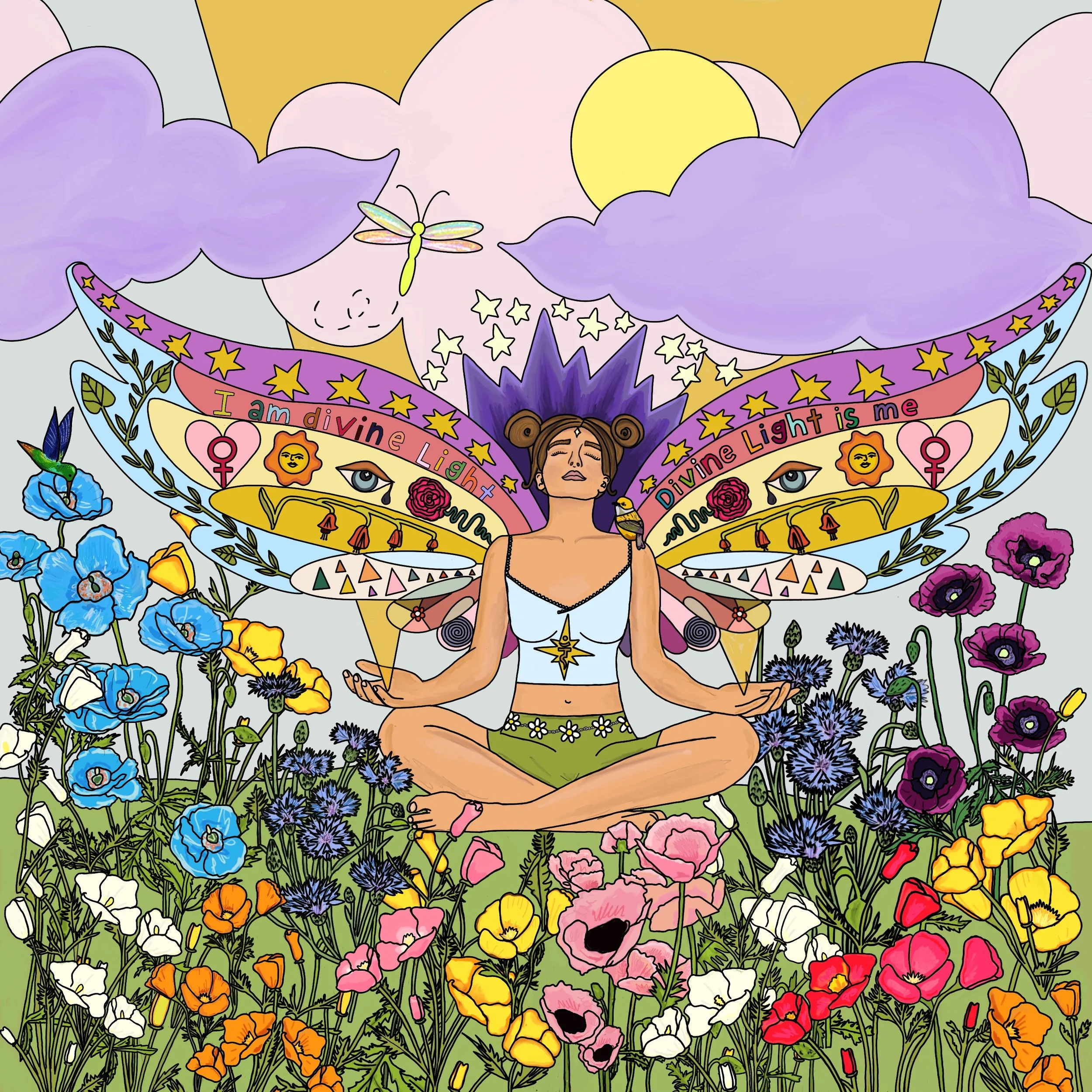 Archangel Jophiel Art Print