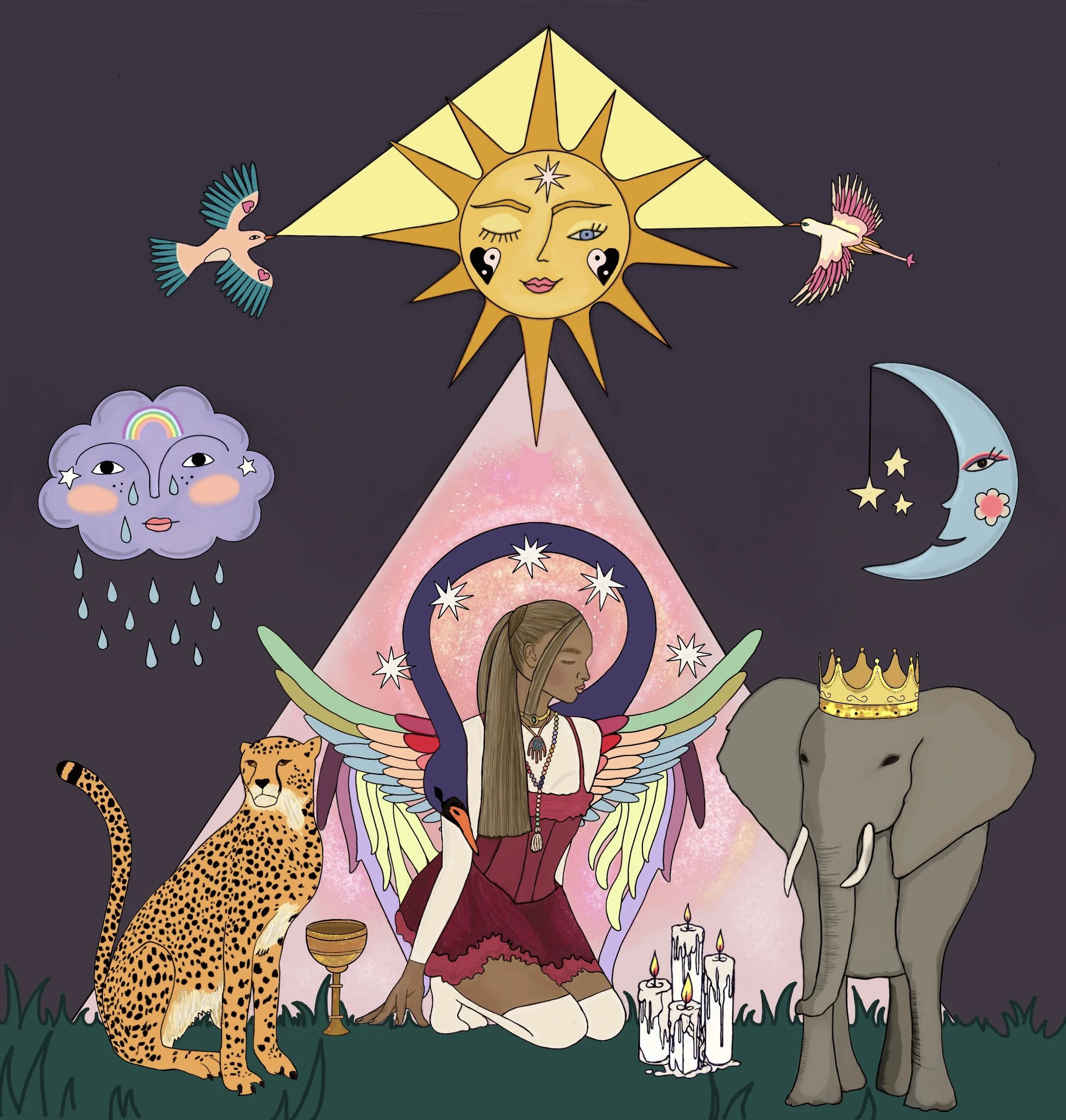 Magician Tarot Angel Card