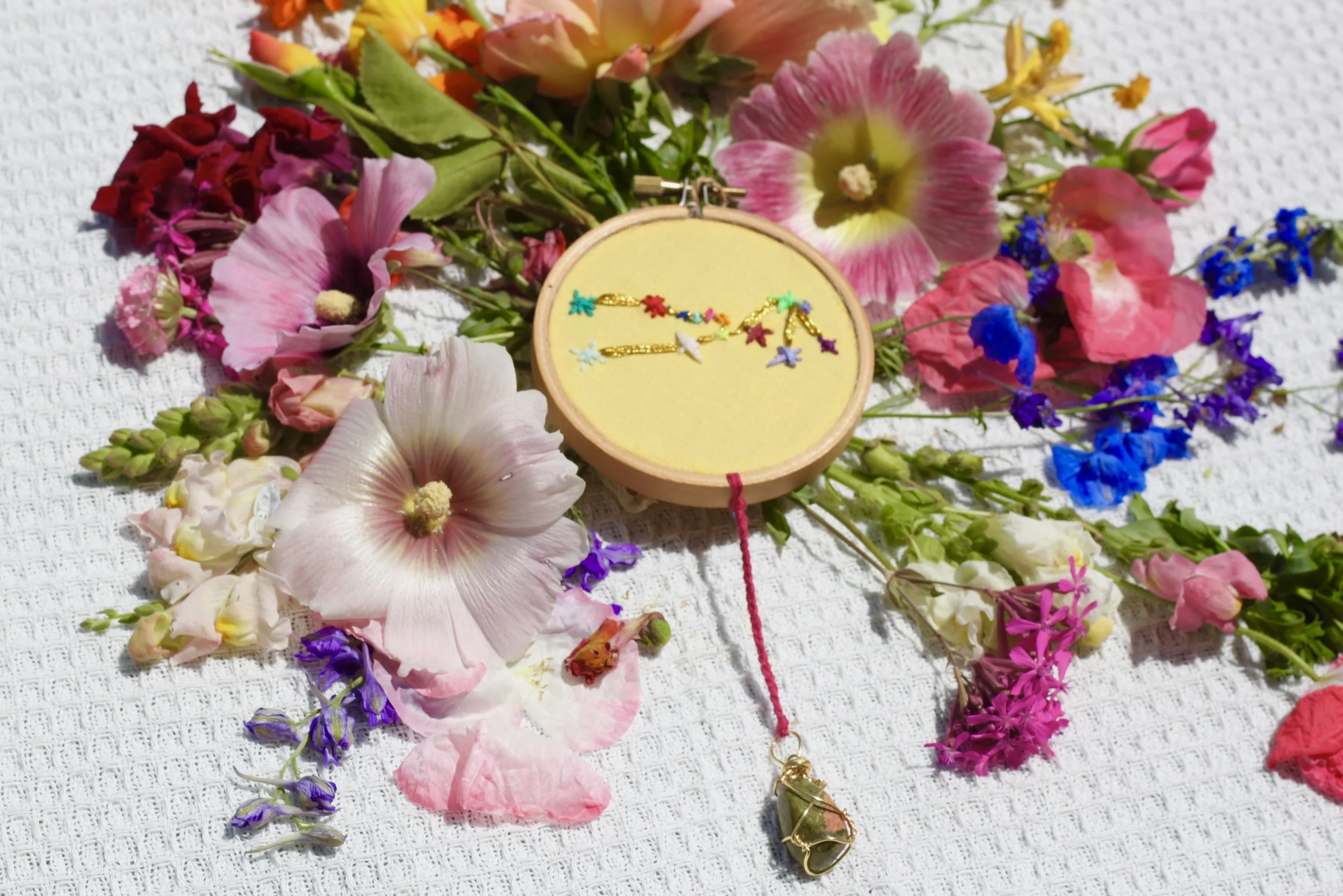 Taurus Constellation Embroidery