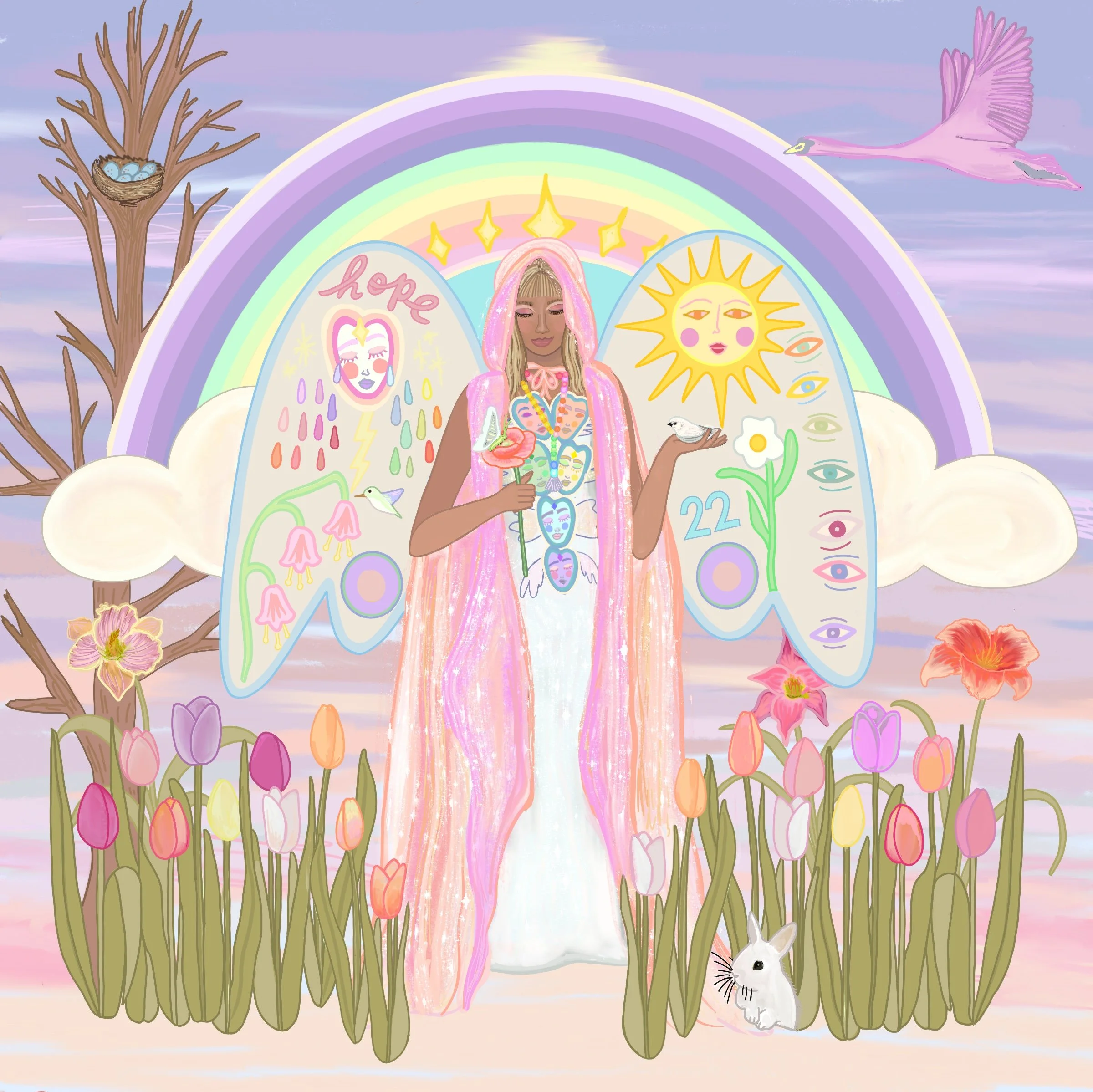 Archangel Gabriel Art Print