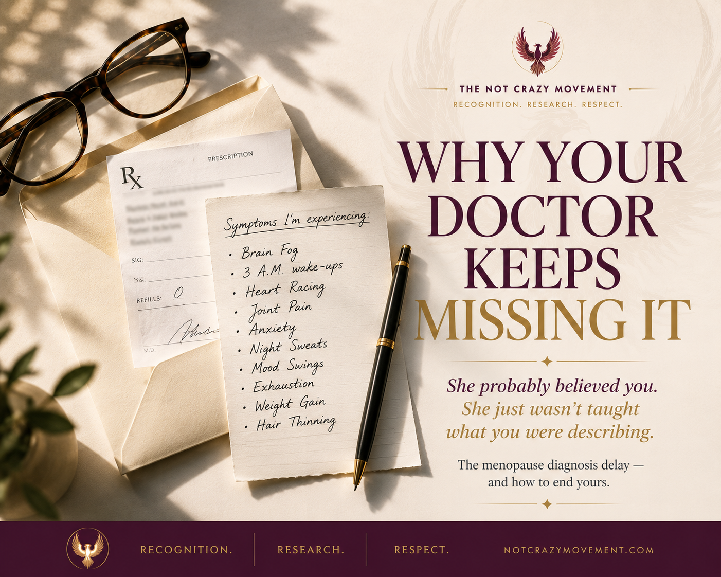 Why Your Doctor Keeps Missing It‍  ‍The Menopause Diagnosis Delay — and how to end yours‍  ‍