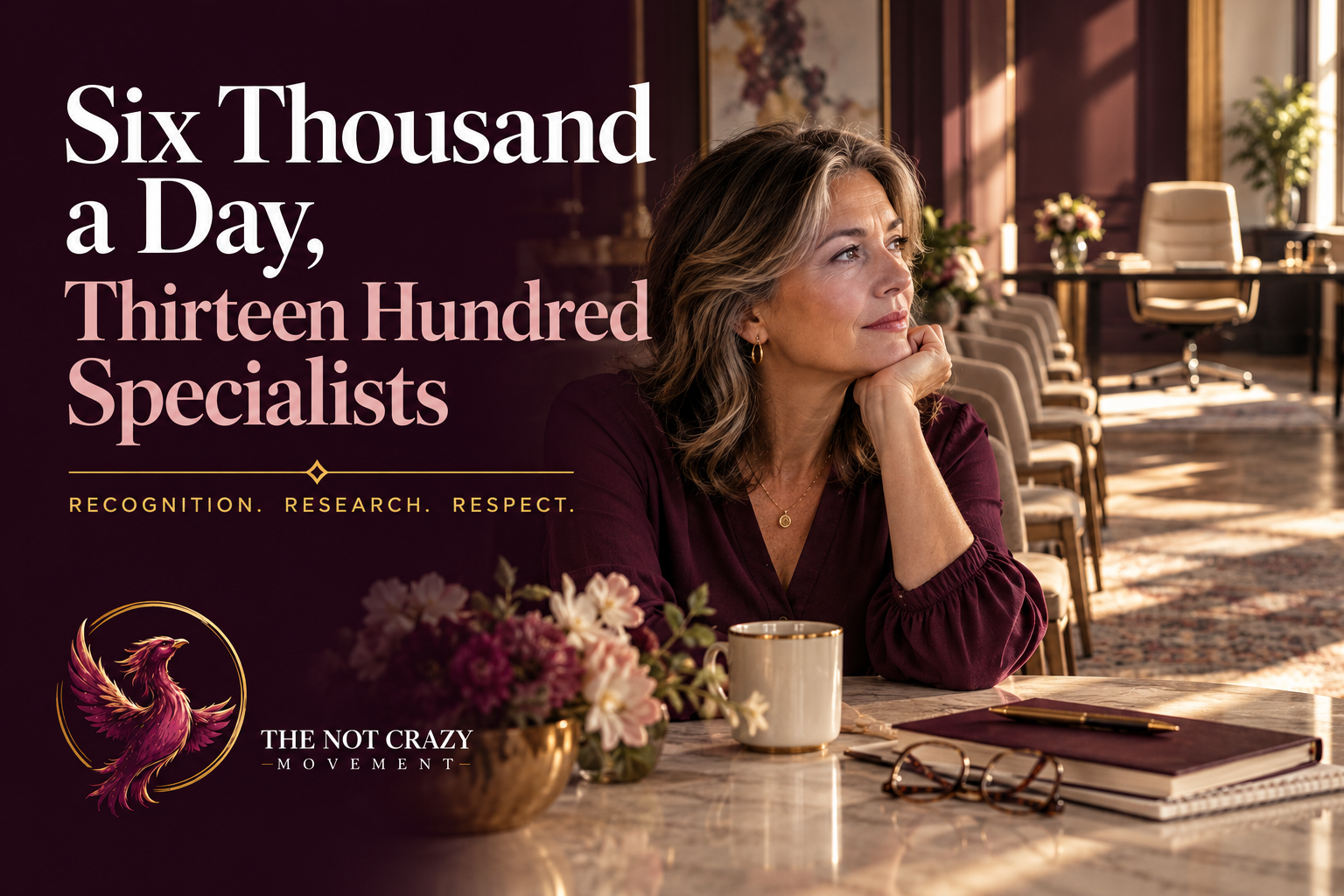 Six Thousand a Day, Thirteen Hundred Specialists