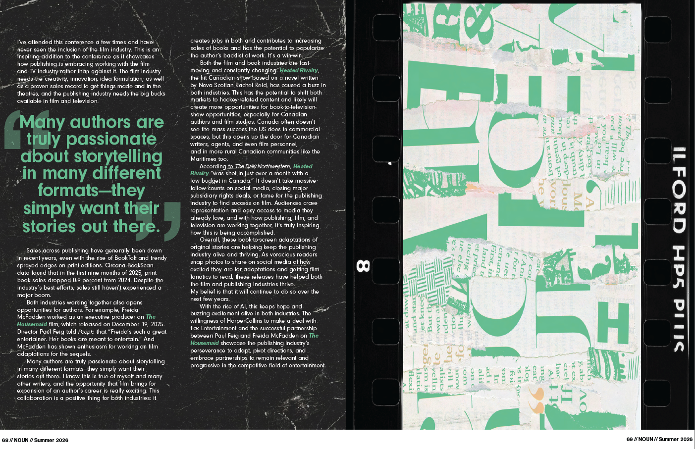 Noun Magazine Clipping Page 2