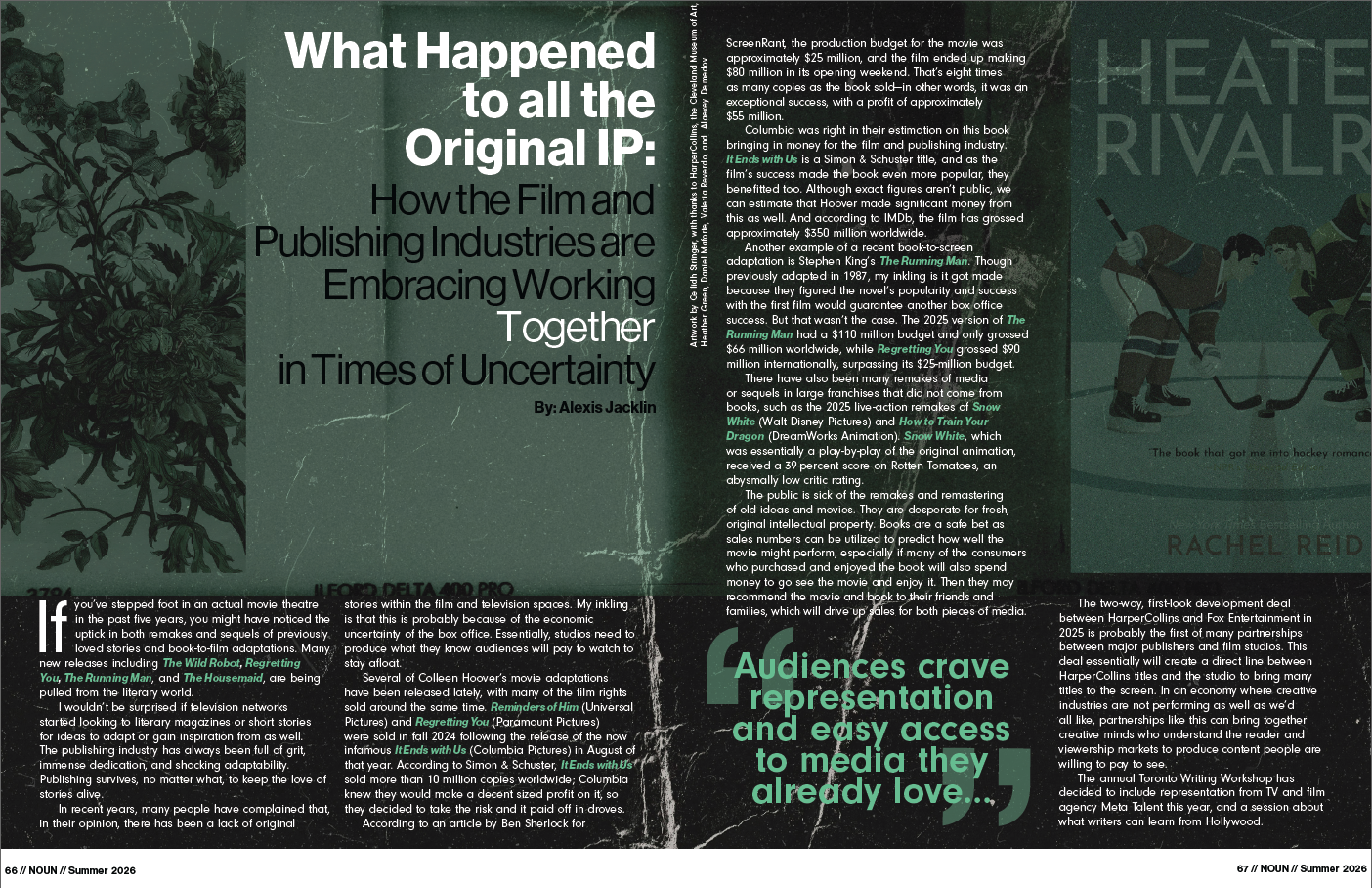Noun Magazine Clipping Page 1