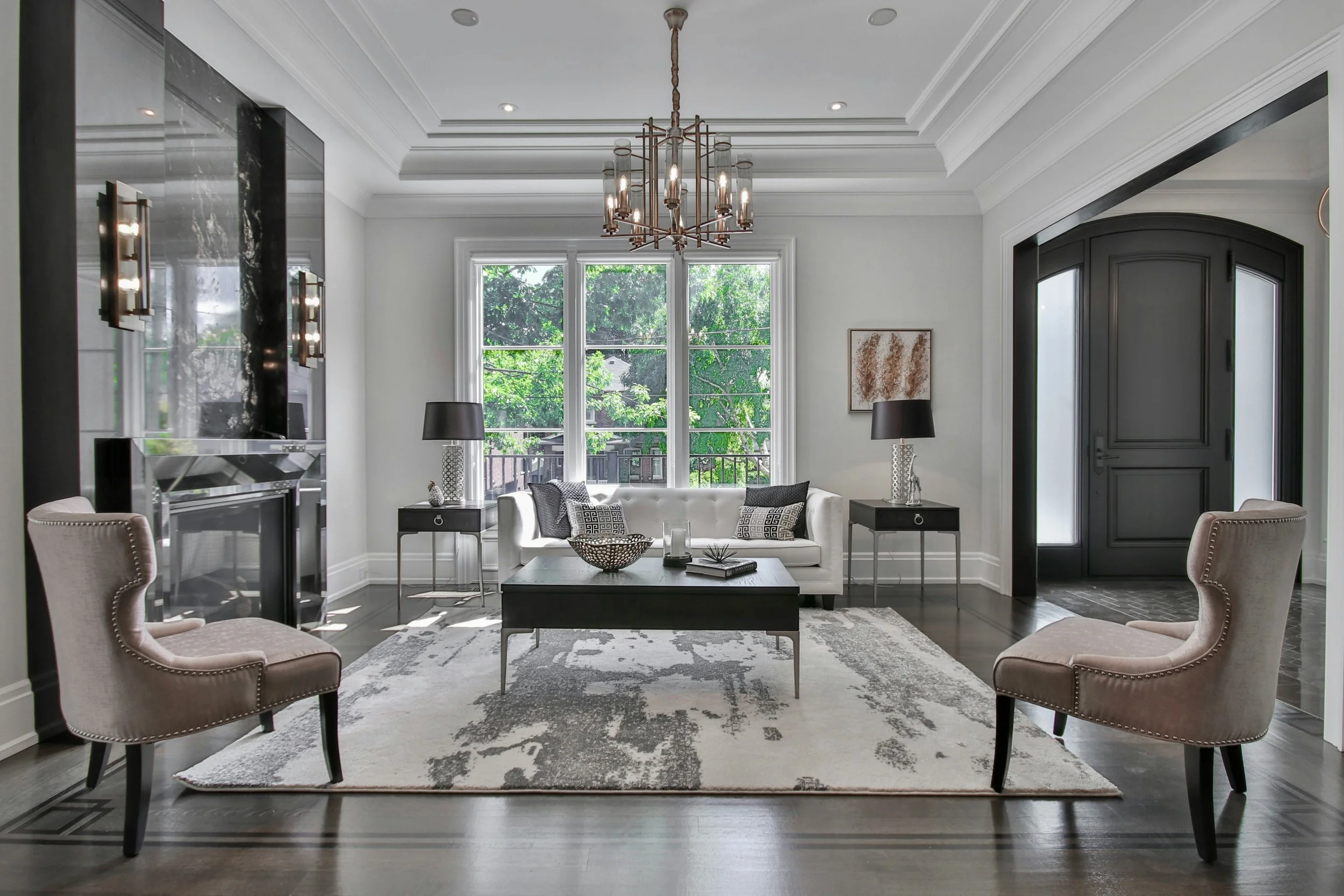 Orange County California remodel modern living room interior design