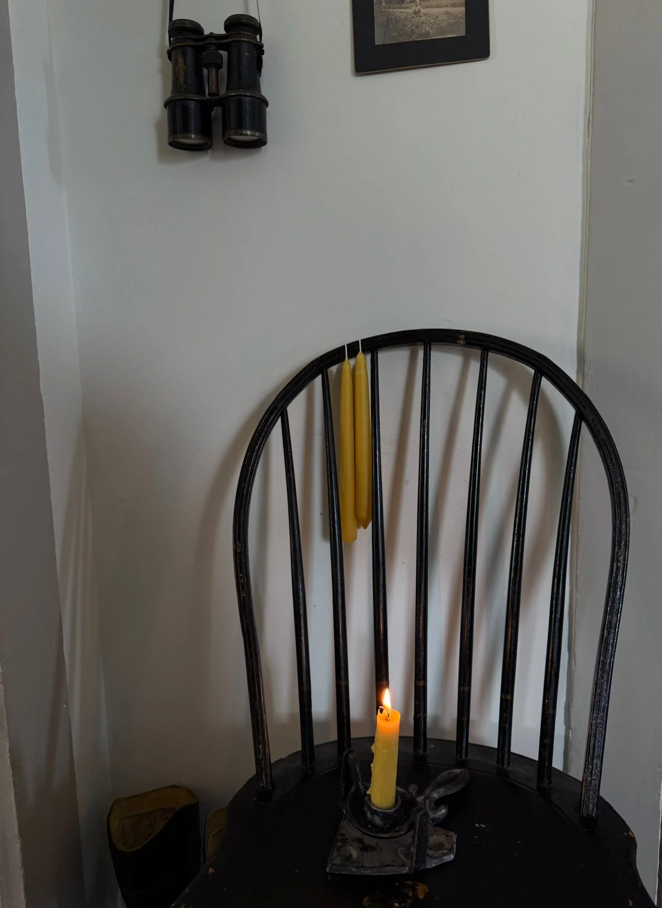 Hand-dipped Beeswax Taper Candles