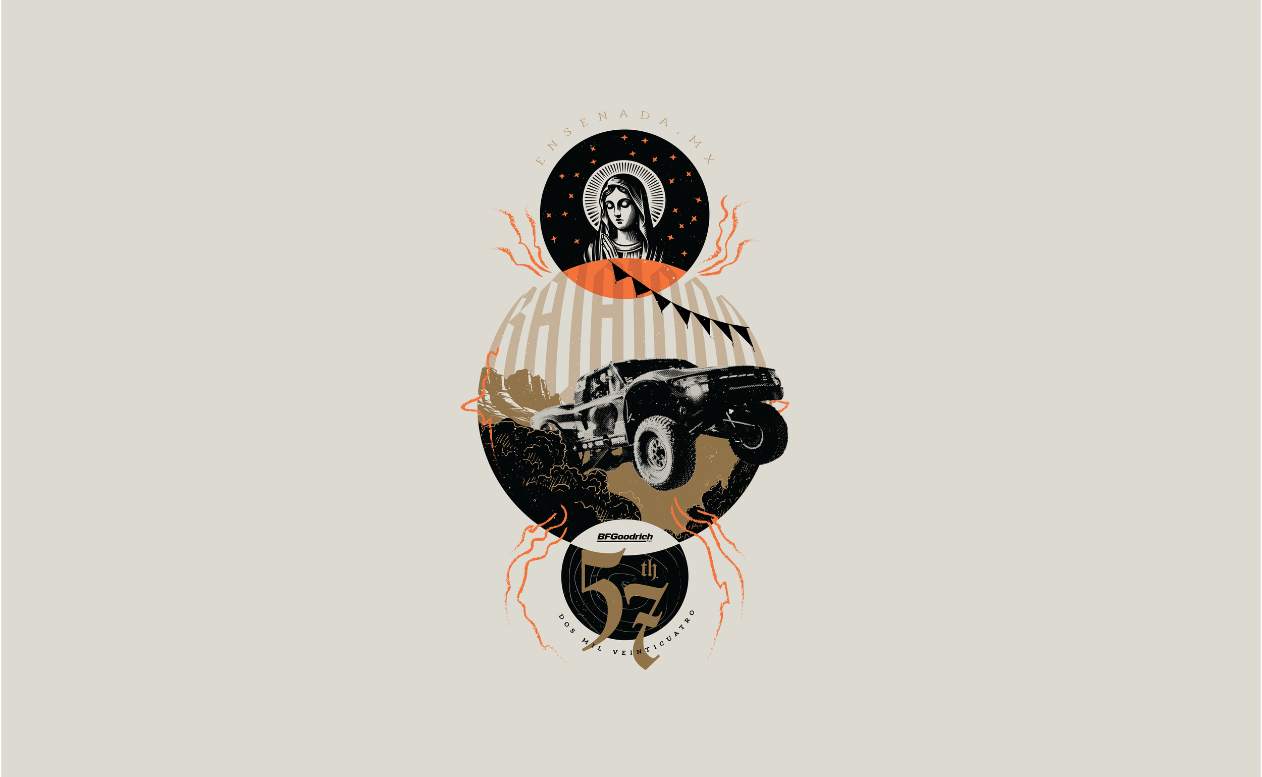 BFGoodrich: Baja 1000 Shirt Design