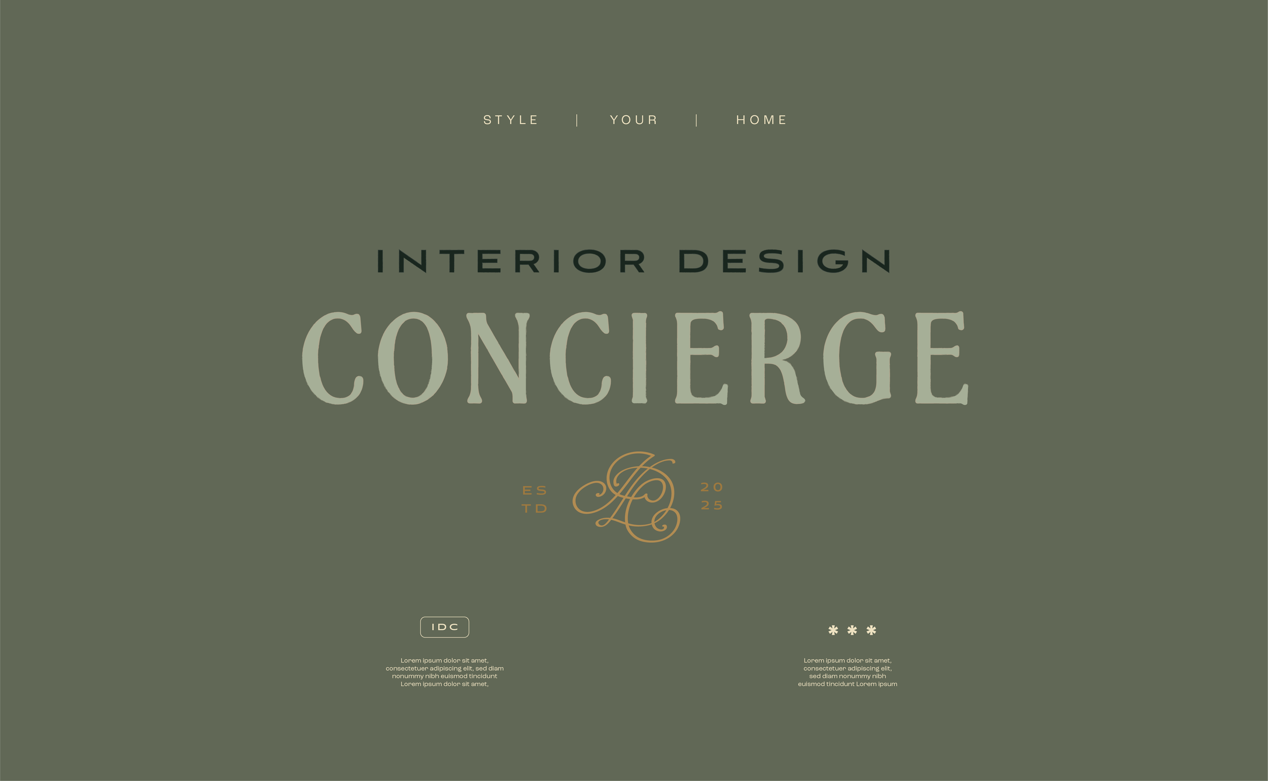 Interior Design Concierge: Branding