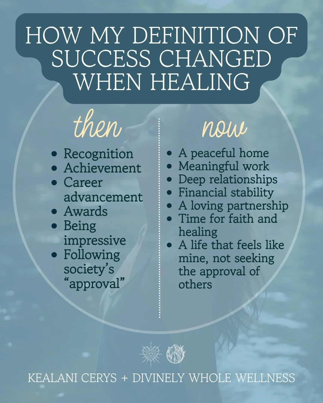 Twenty years ago, my definition of success looked a lot different than it does today.

Fill your calendar, go above and beyond to build an impressive resume, go after awards and recognition.

That lasted about ten years before life and my health knoc