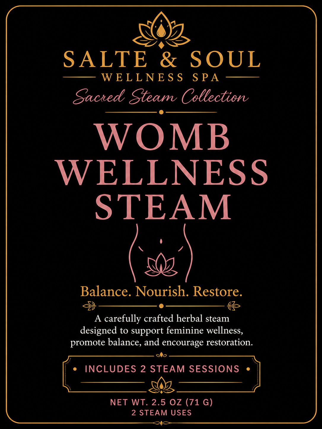 Womb Wellness Steam