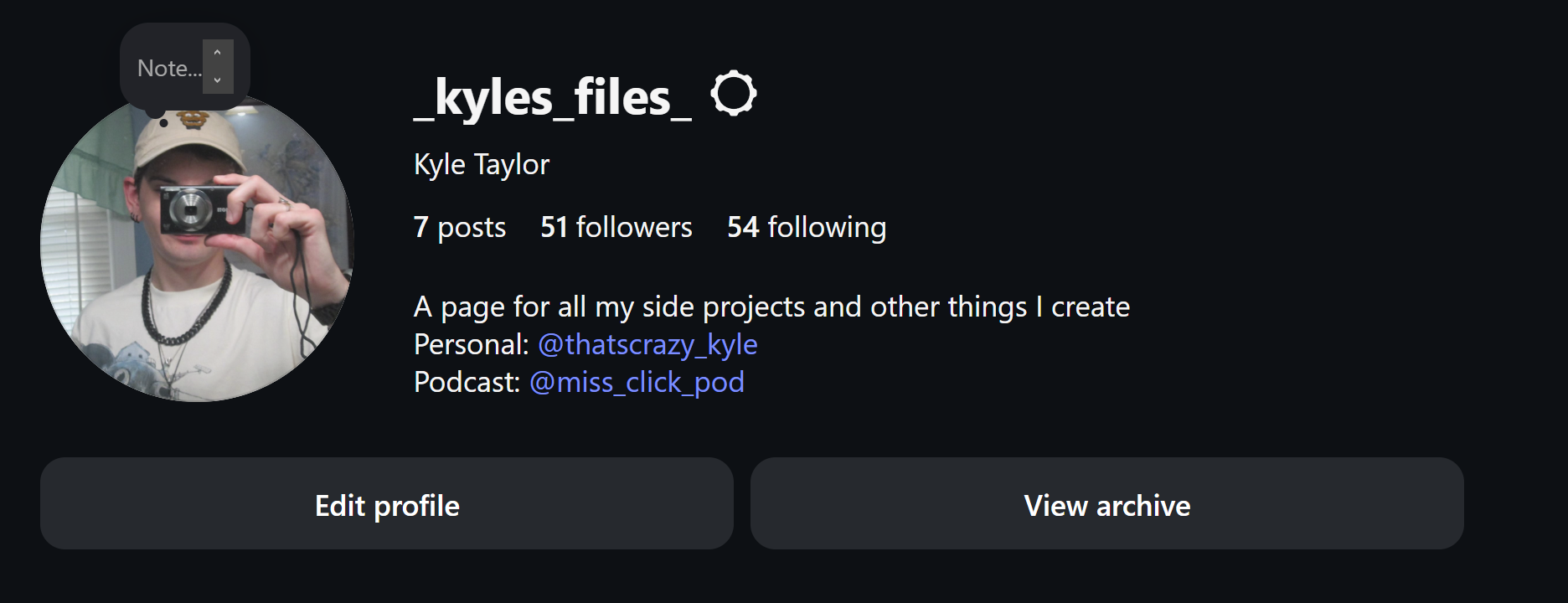 Personal Projects