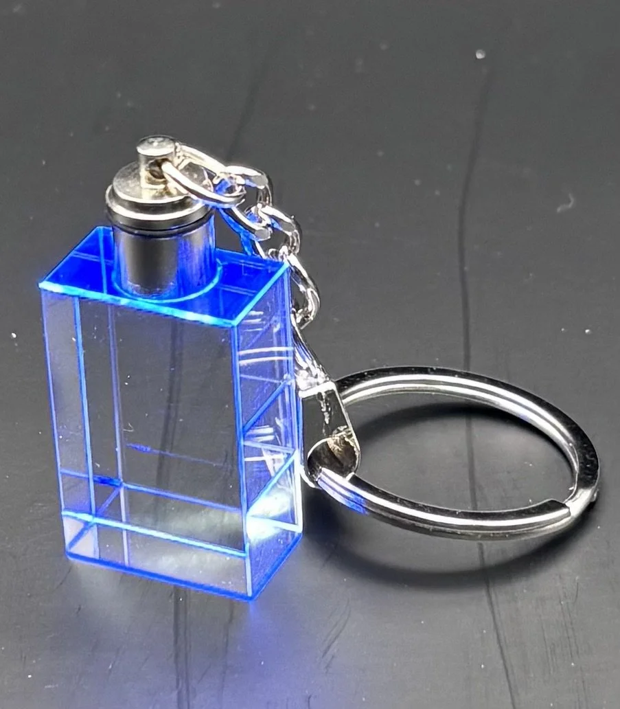 Keychain Crystal w/ LED light