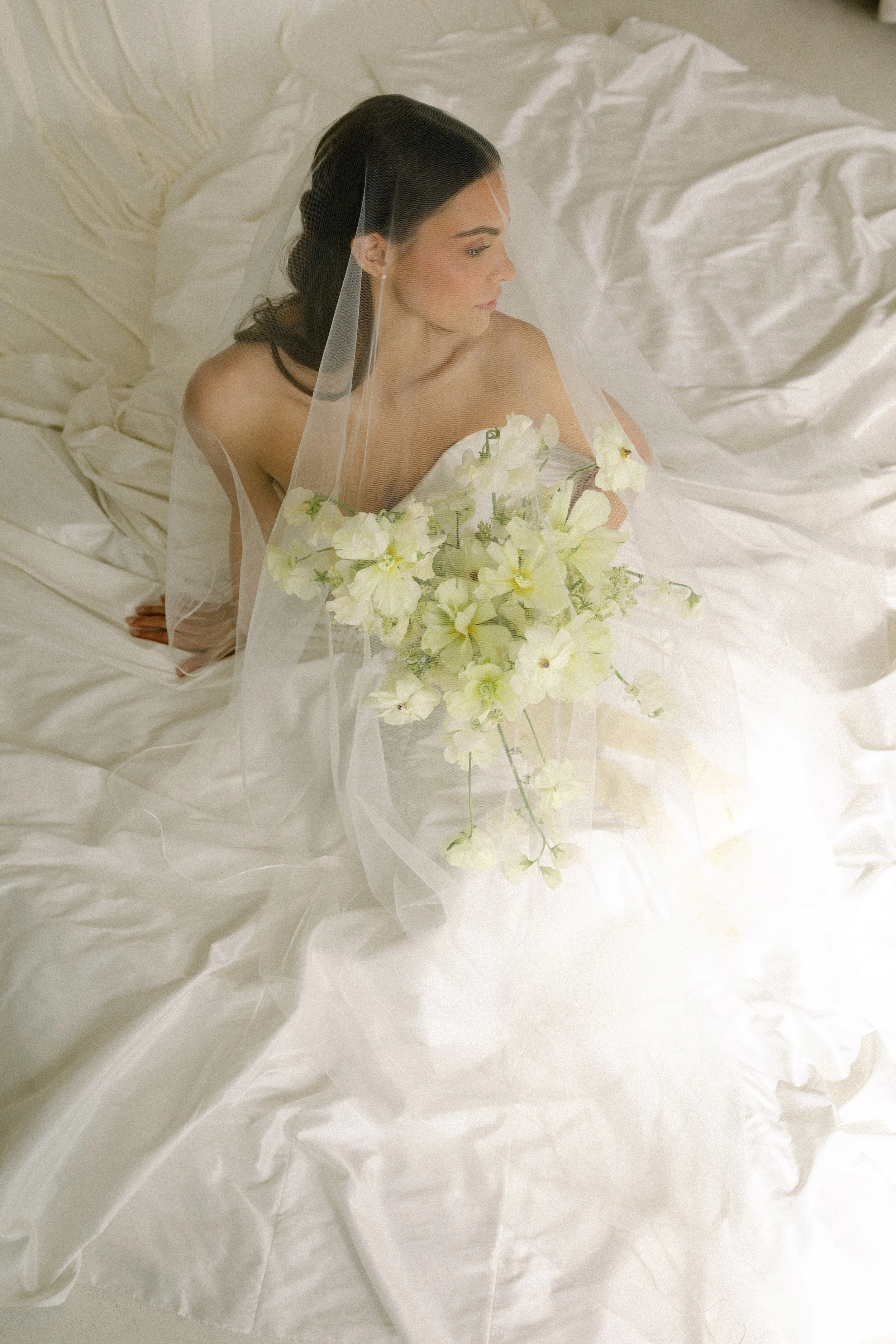 High-end bridal beauty services in Seattle WA, creating elegant and camera-ready wedding hair and makeup for modern brides.