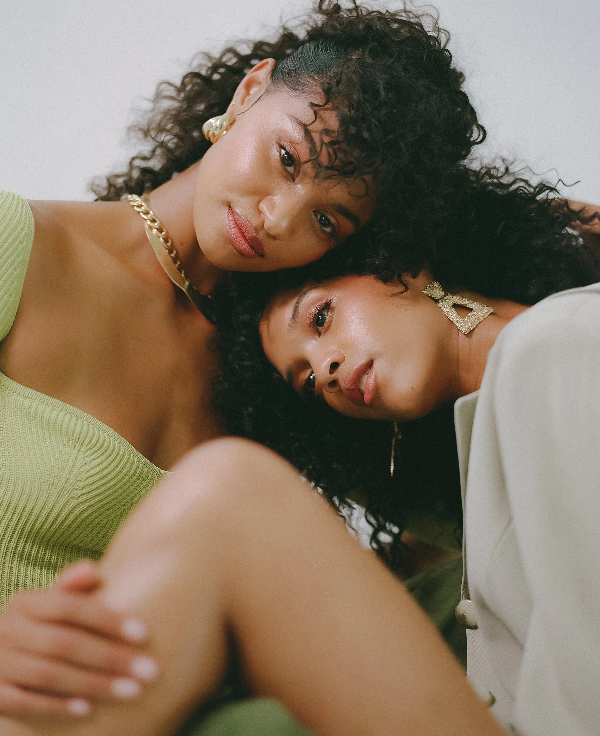 Commercial and editorial beauty styling for fashion photography by Seattle makeup artist Jordan Hafford, creating camera-ready looks for creative productions.