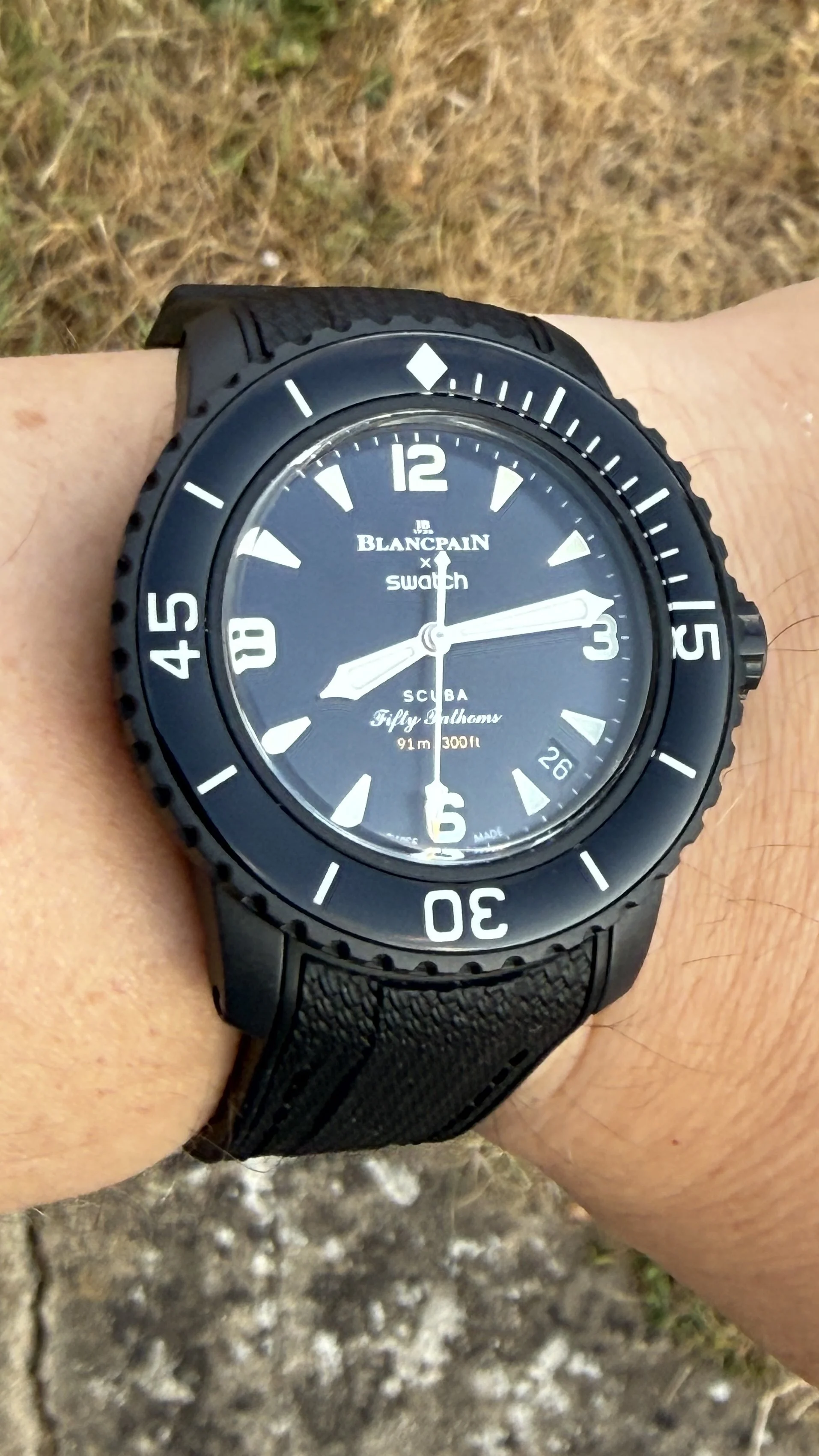 Blancpain x Swatch Scuba Fifty Fathoms Ocean of Storms