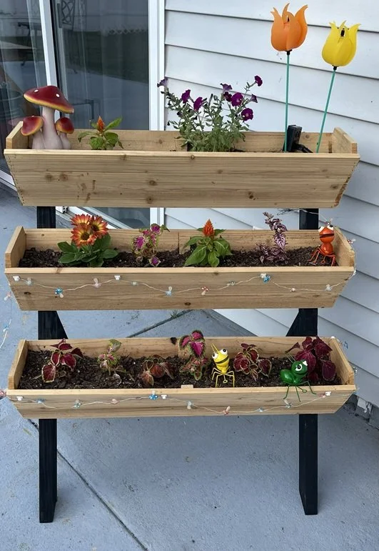 Cedar 3 Tier Planter