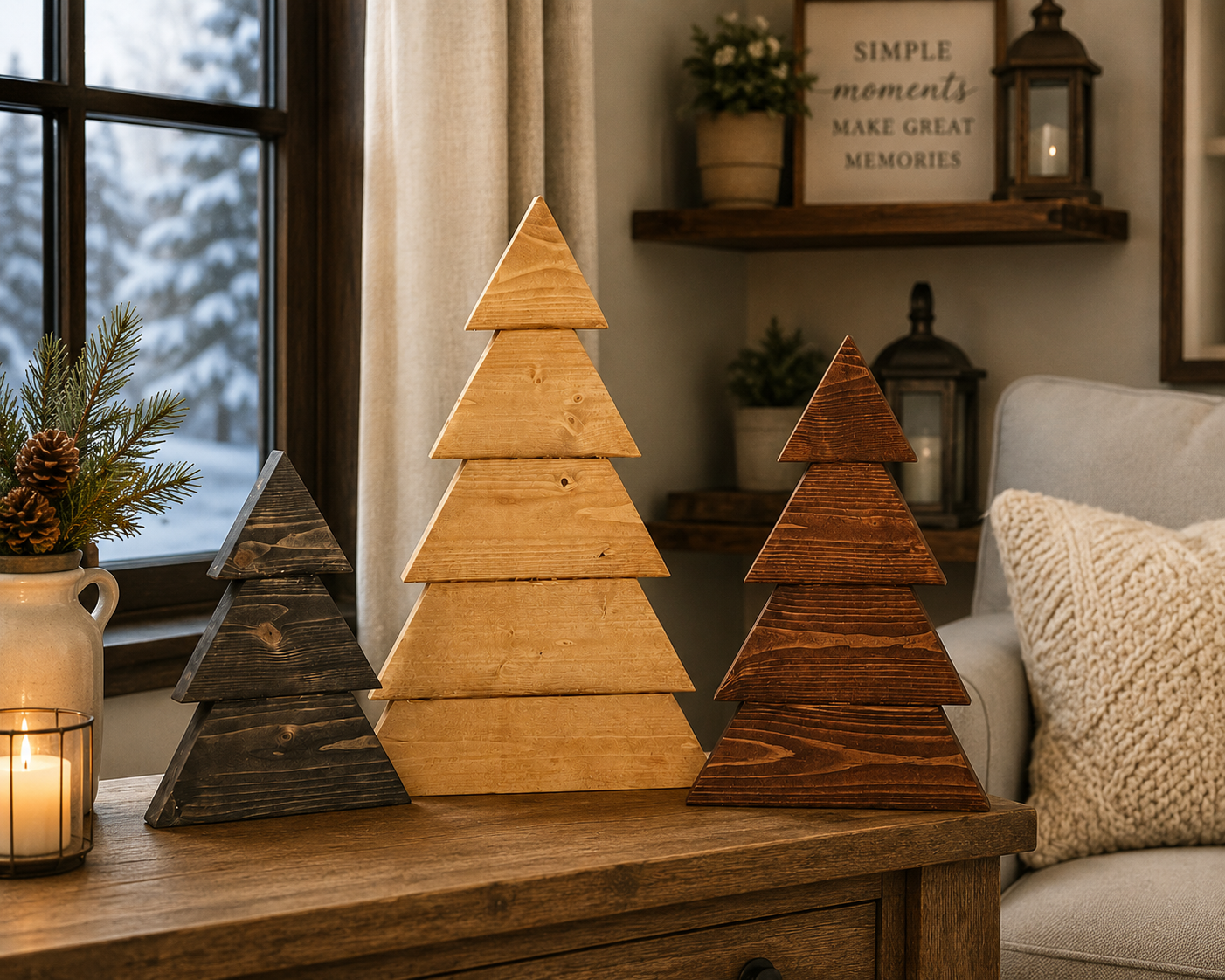 handmade-wooden-christmas-tree-trio-ebony-honey-golden-oak.jpg