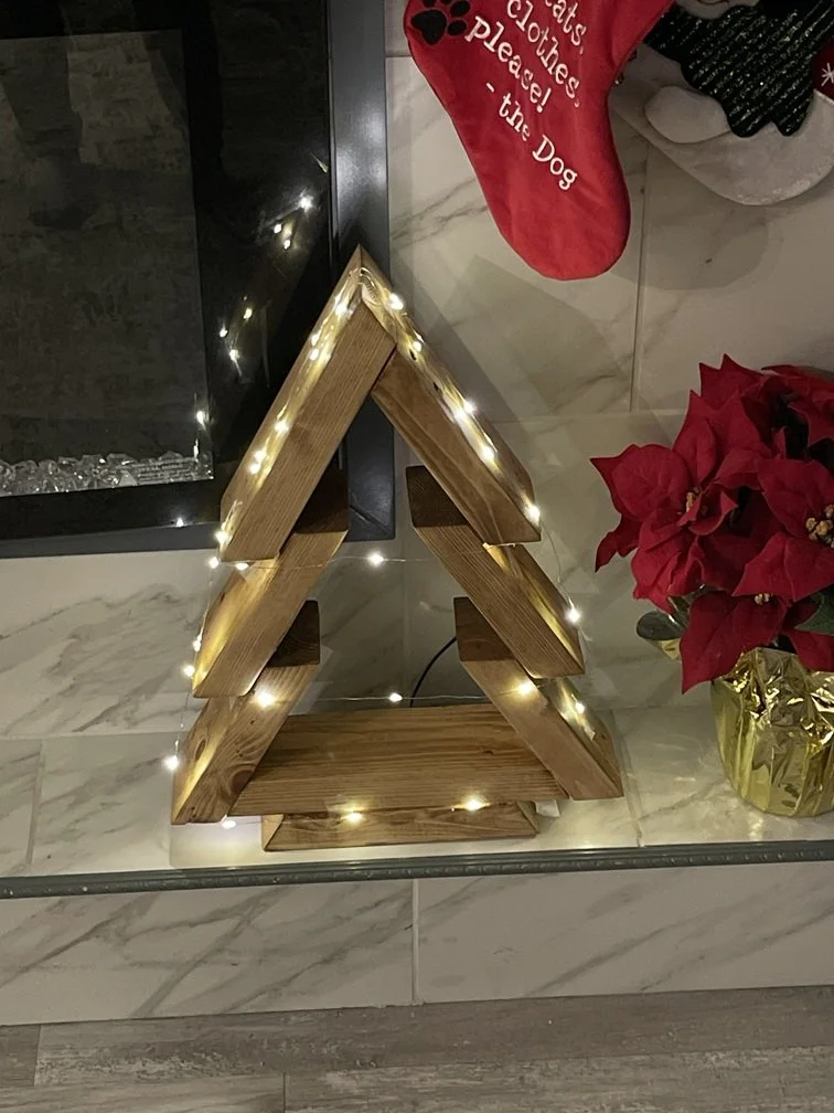 Handmade Wooden Christmas Tree