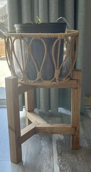 Handmade Wooden Plant Stand