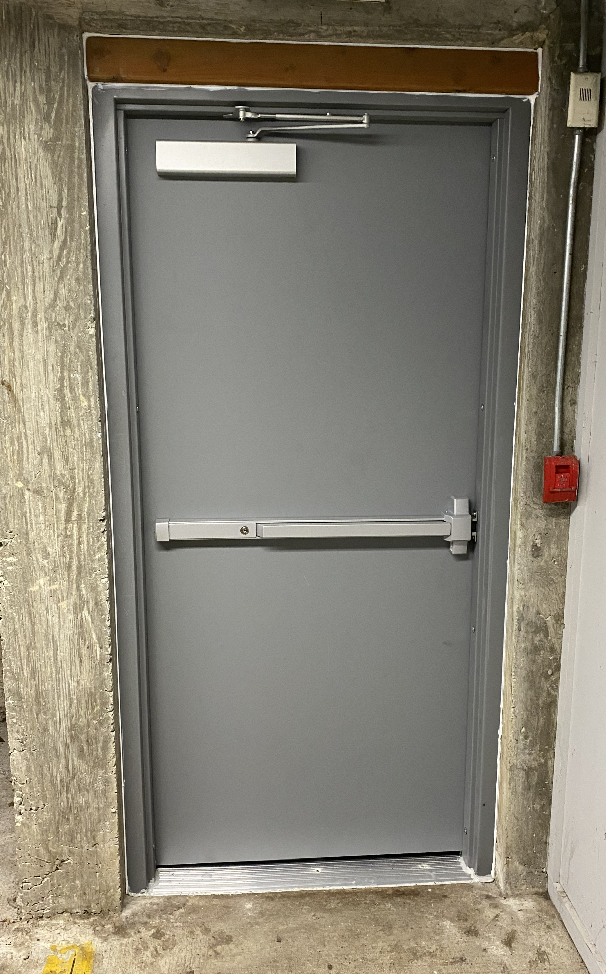 New door and hardware